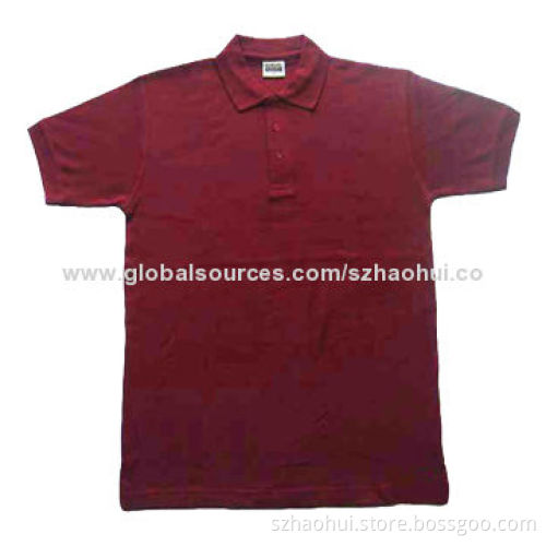 Custom wine-red polo shirt, sports jersey, golf polo shirt, sportswear